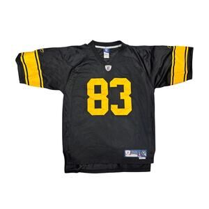 Pittsburgh Steelers Heath Miller #83 Reebok Black Jersey Size L